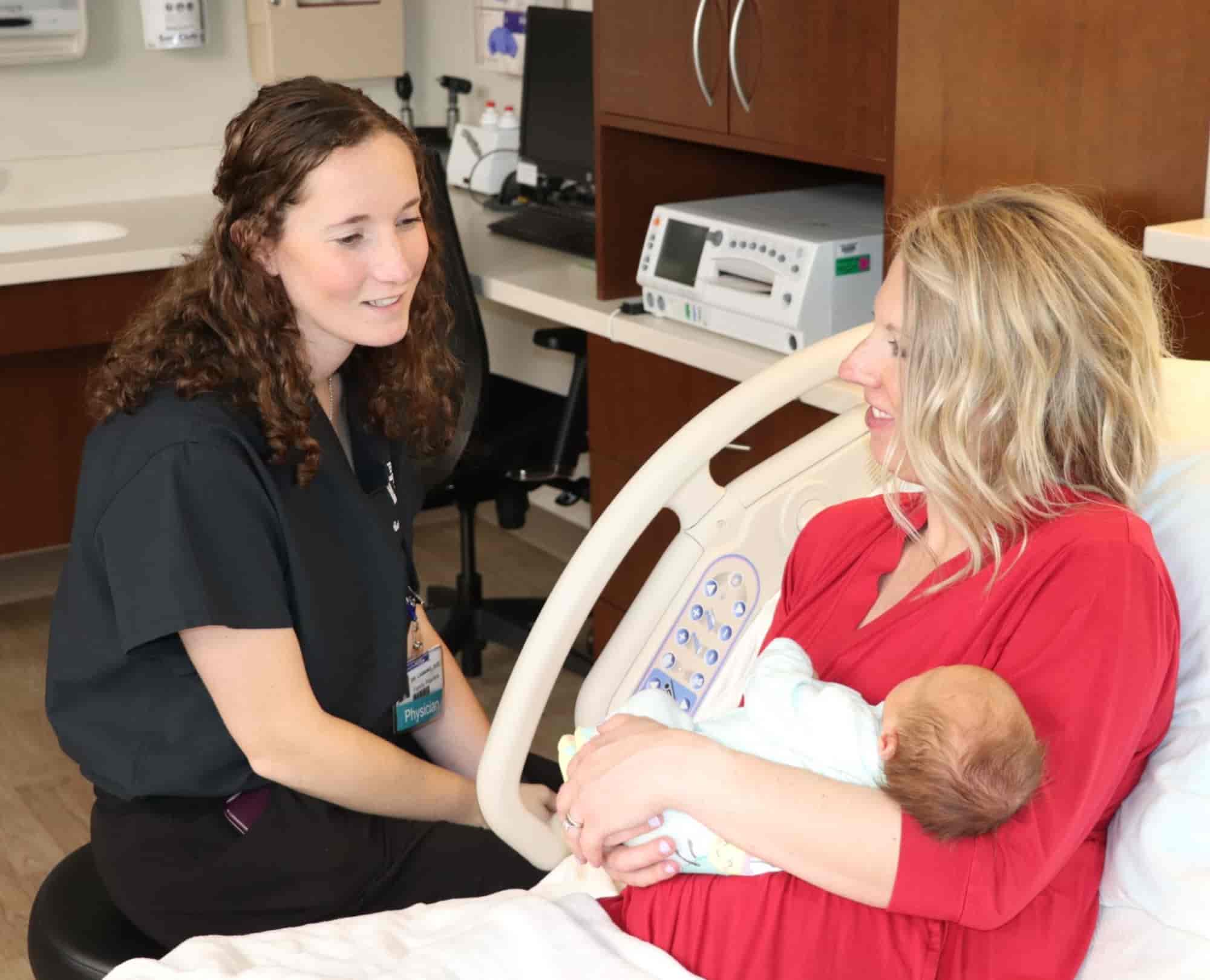 Pella Regional Health Center Mom and baby image