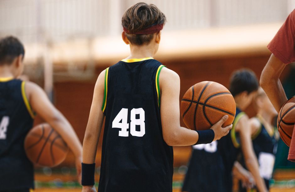 Indoor basketball courts