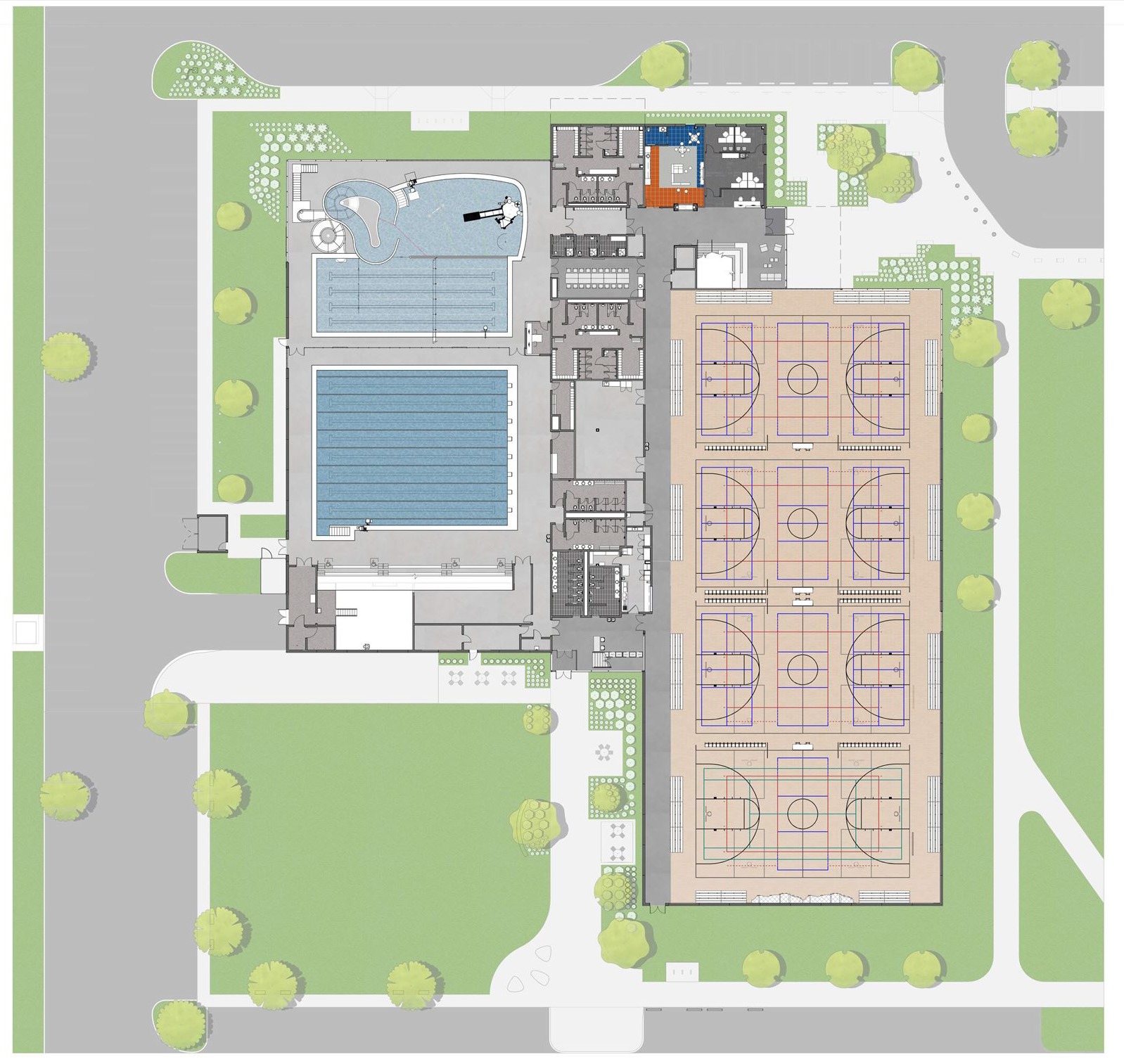 Pella Rec floor plan