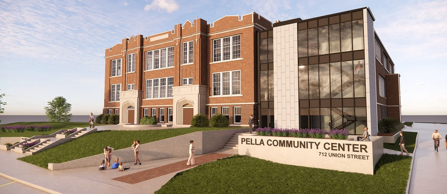 Pella Community Center Addition Rendering