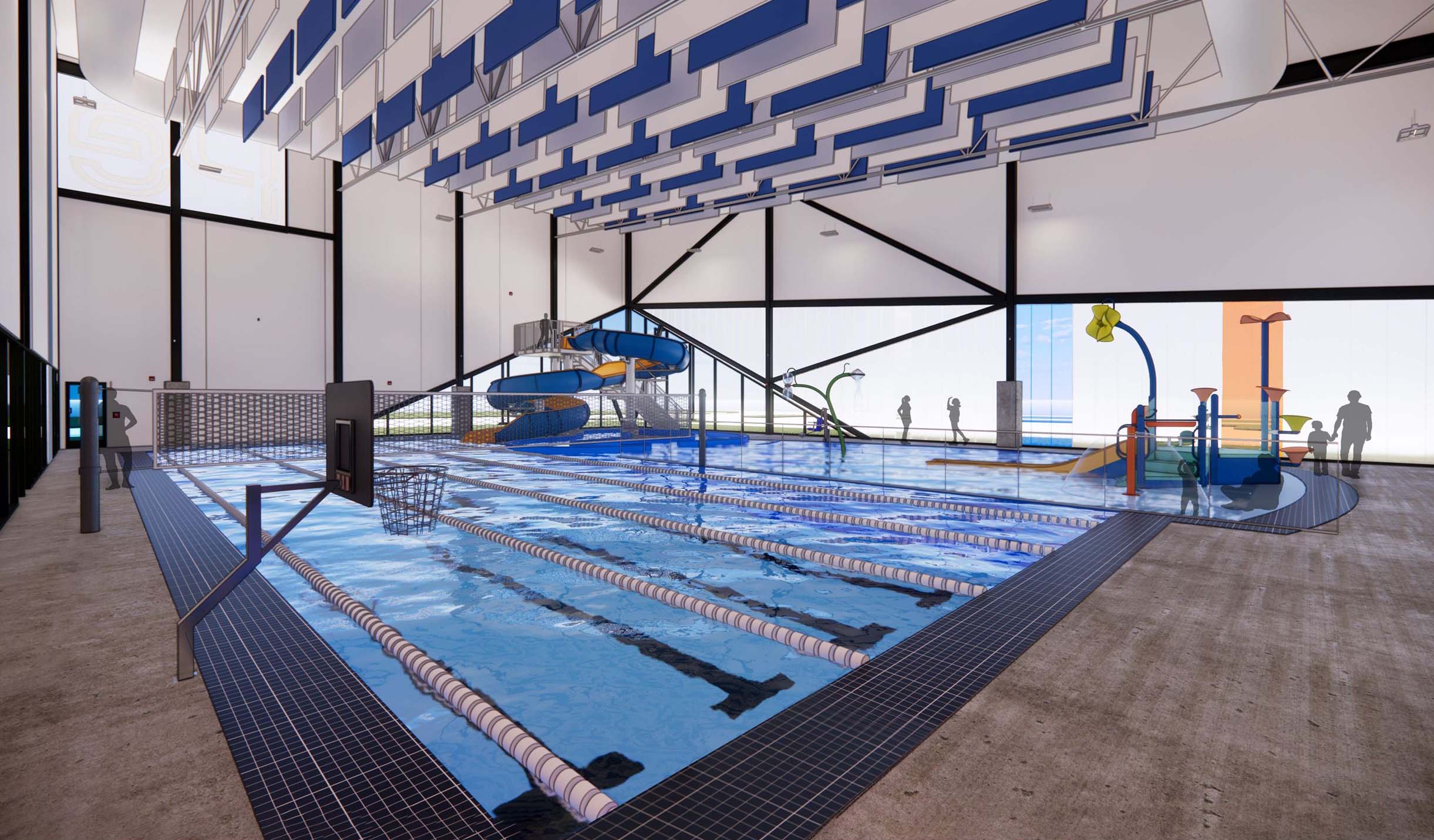 Indoor competition pool.