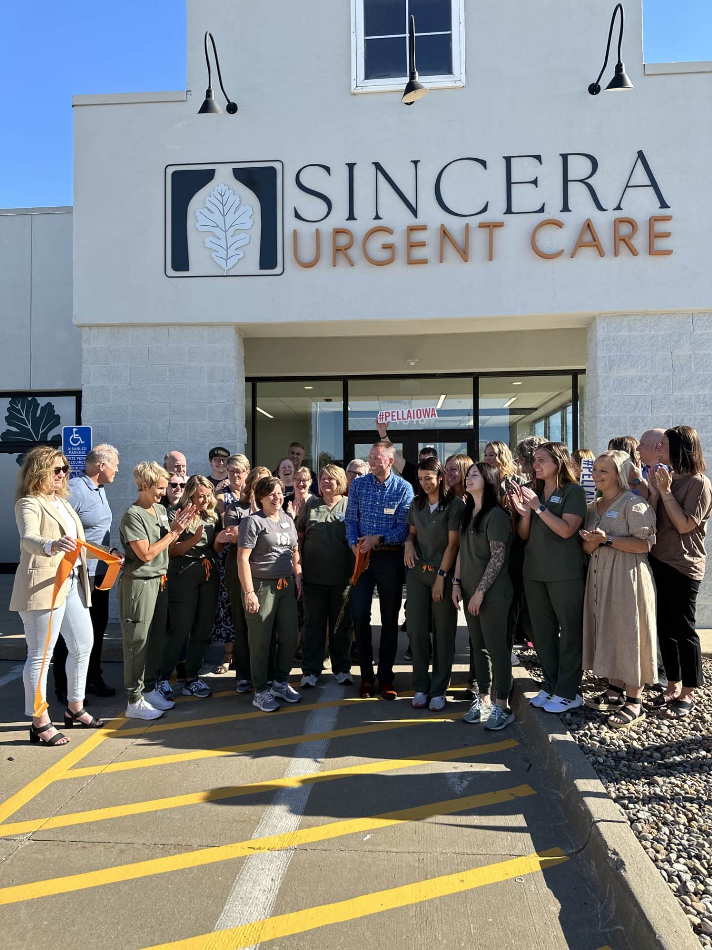 Ribbon Cutting for Sincera Urgent Care Pella