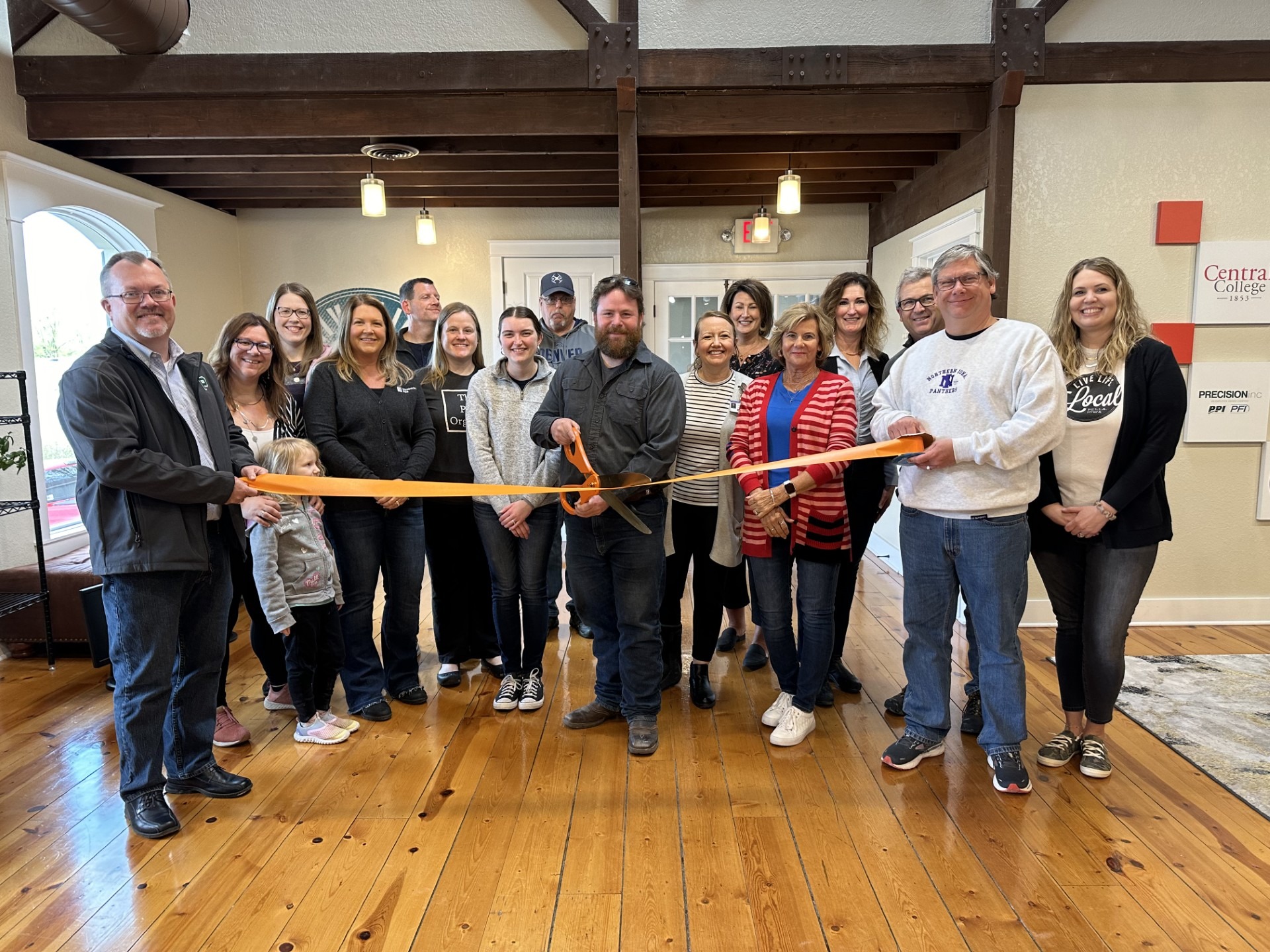 Ribbon Cutting for Diamond Landscaping in Pella IA